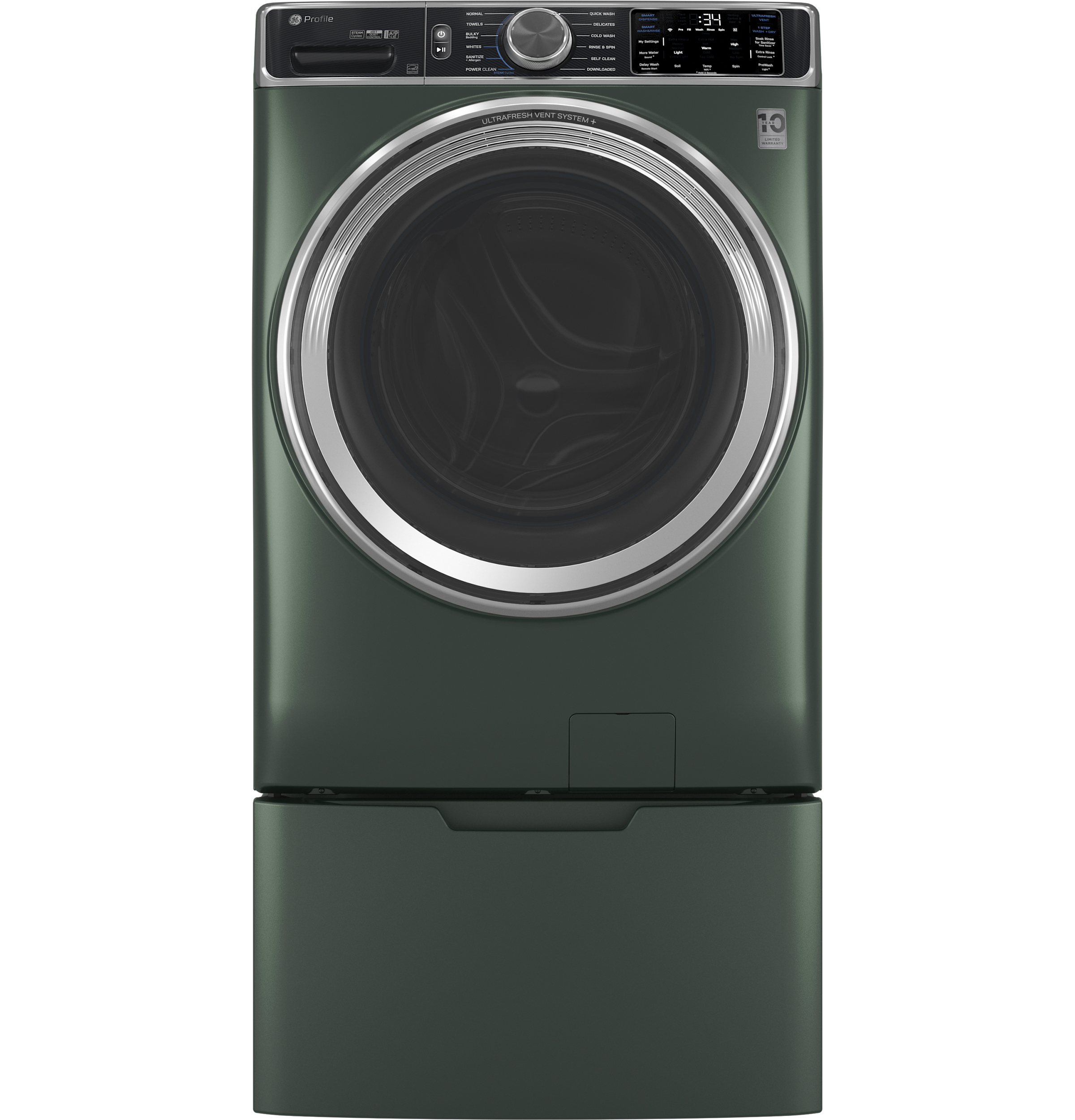 5.5 cu. ft. Capacity Smart Front Load Steam Washer with UltraFresh Vent System+ and Smart Wash & Smart Rinse view 25