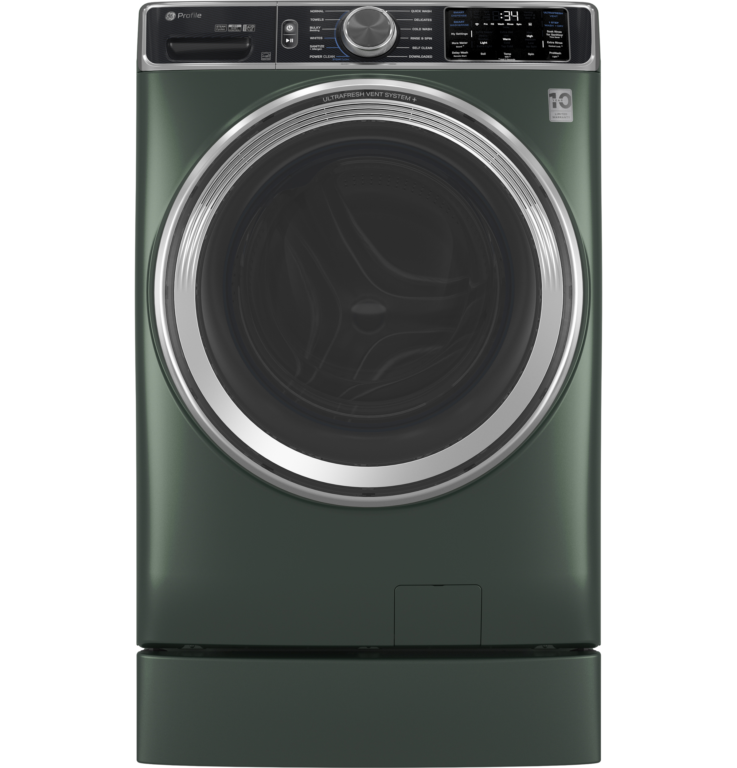 5.5 cu. ft. Capacity Smart Front Load Steam Washer with UltraFresh Vent System+ and Smart Wash & Smart Rinse view 24