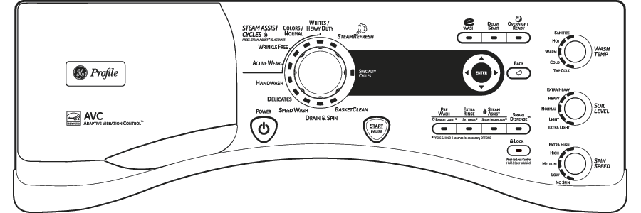 Series 4.3 DOE cu. ft. stainless steel capacity frontload washer with Steam PFWS4600LWW