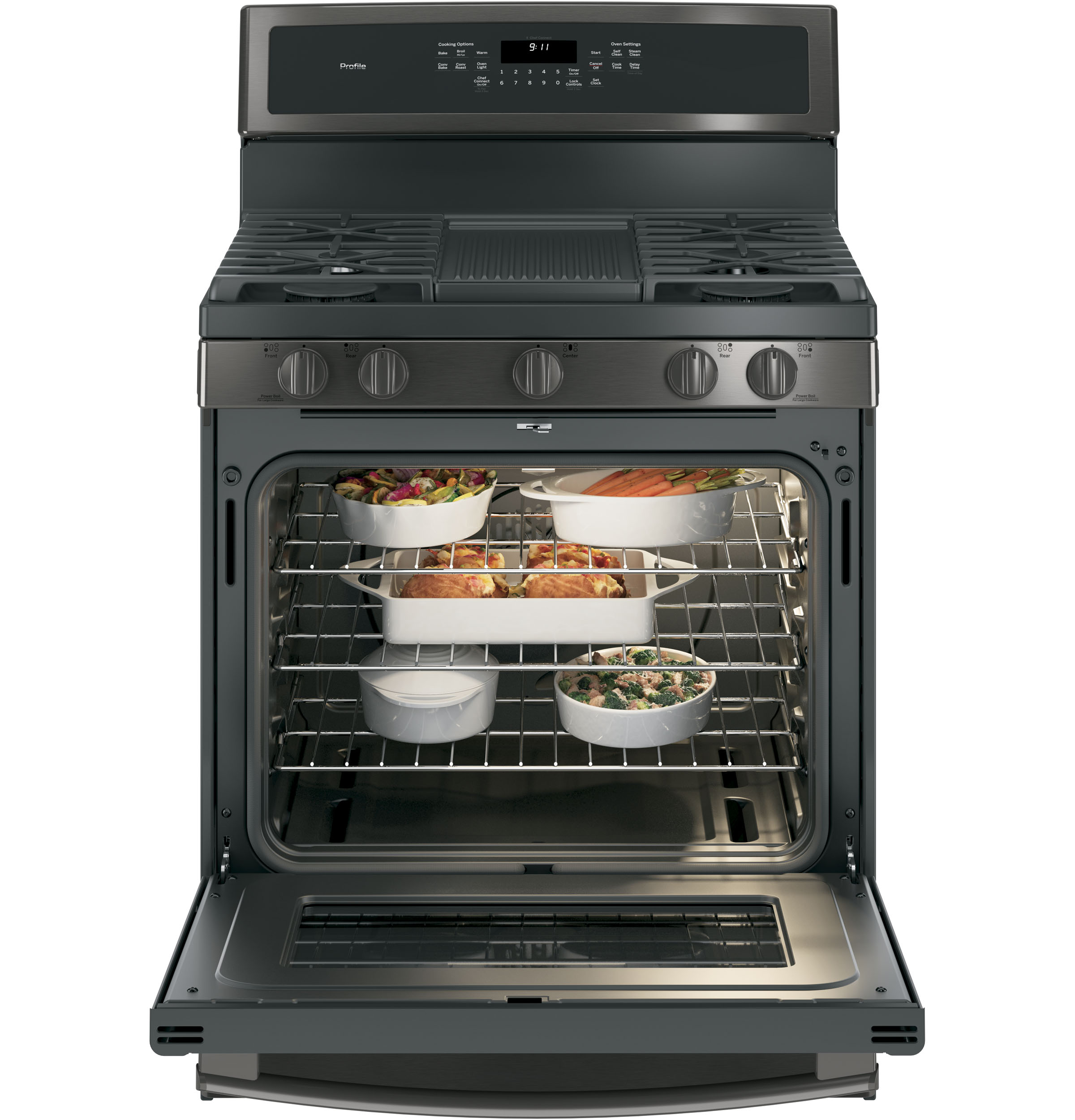 Series 30" Free-Standing Gas Convection Range PGB911BEJTS
