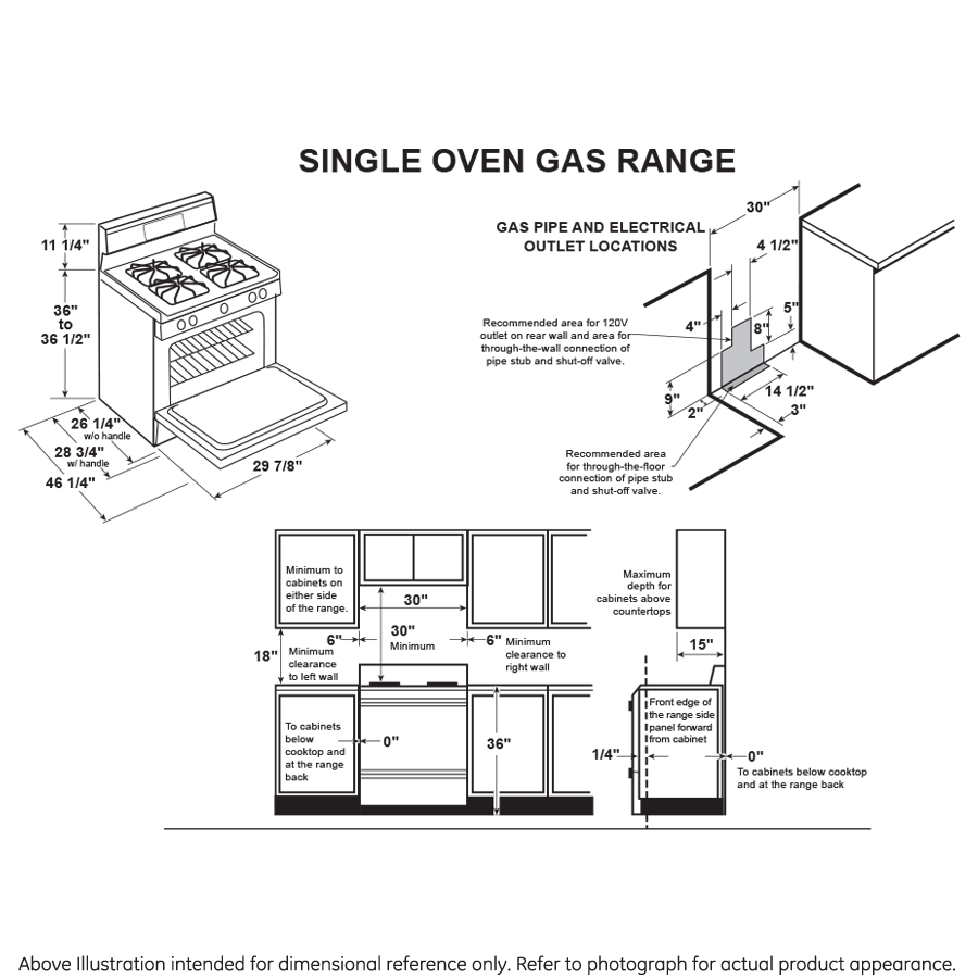 Series 30" Free-Standing Gas Convection Range PGB911BEJTS
