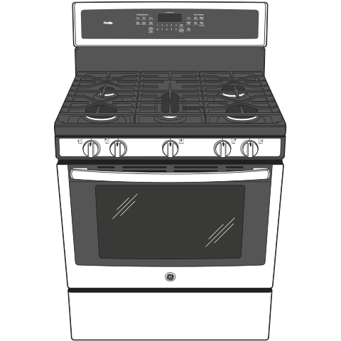 Series 30" Free-Standing Gas Convection Range PGB911BEJTS