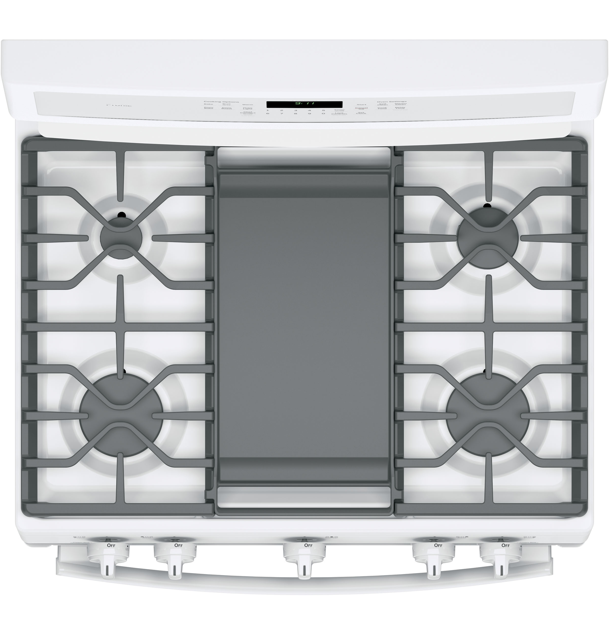 Series 30" Free-Standing Gas Convection Range PGB911DEJWW, product image 3 of 23