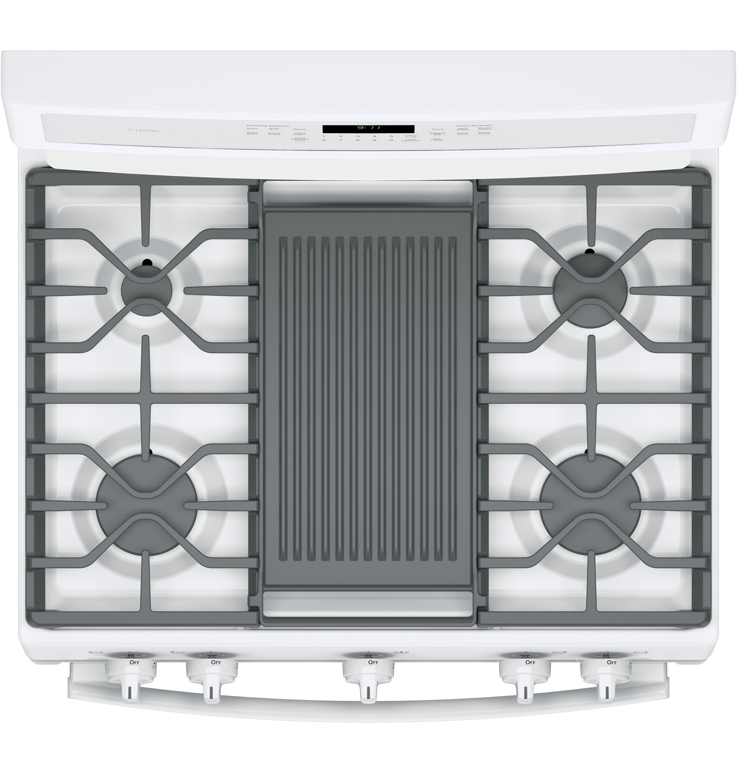Series 30" Free-Standing Gas Convection Range PGB911DEJWW, product image 4 of 23