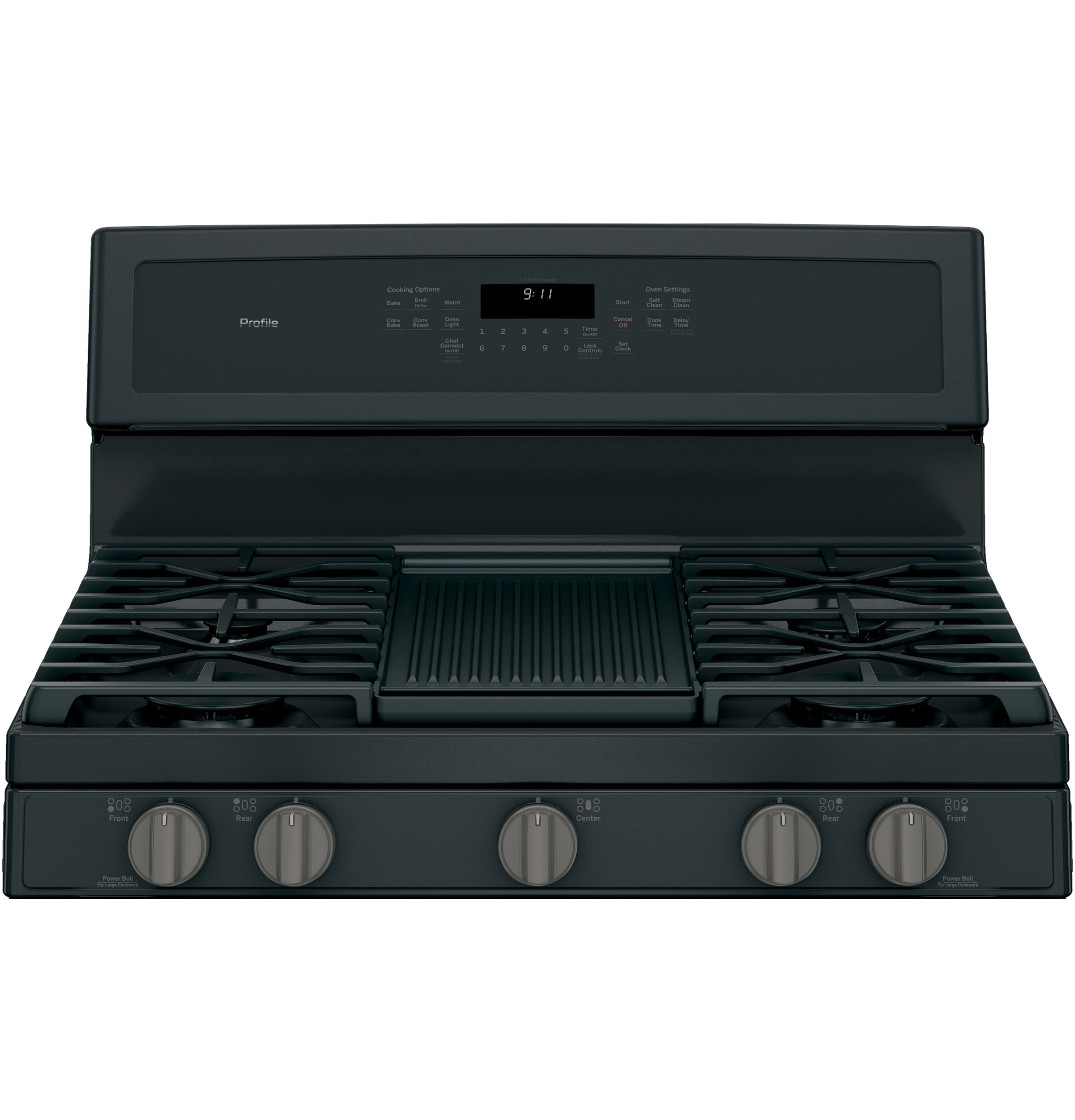 30" Free-Standing Gas Convection Range PGB911FEJDS, product image 3 of 10