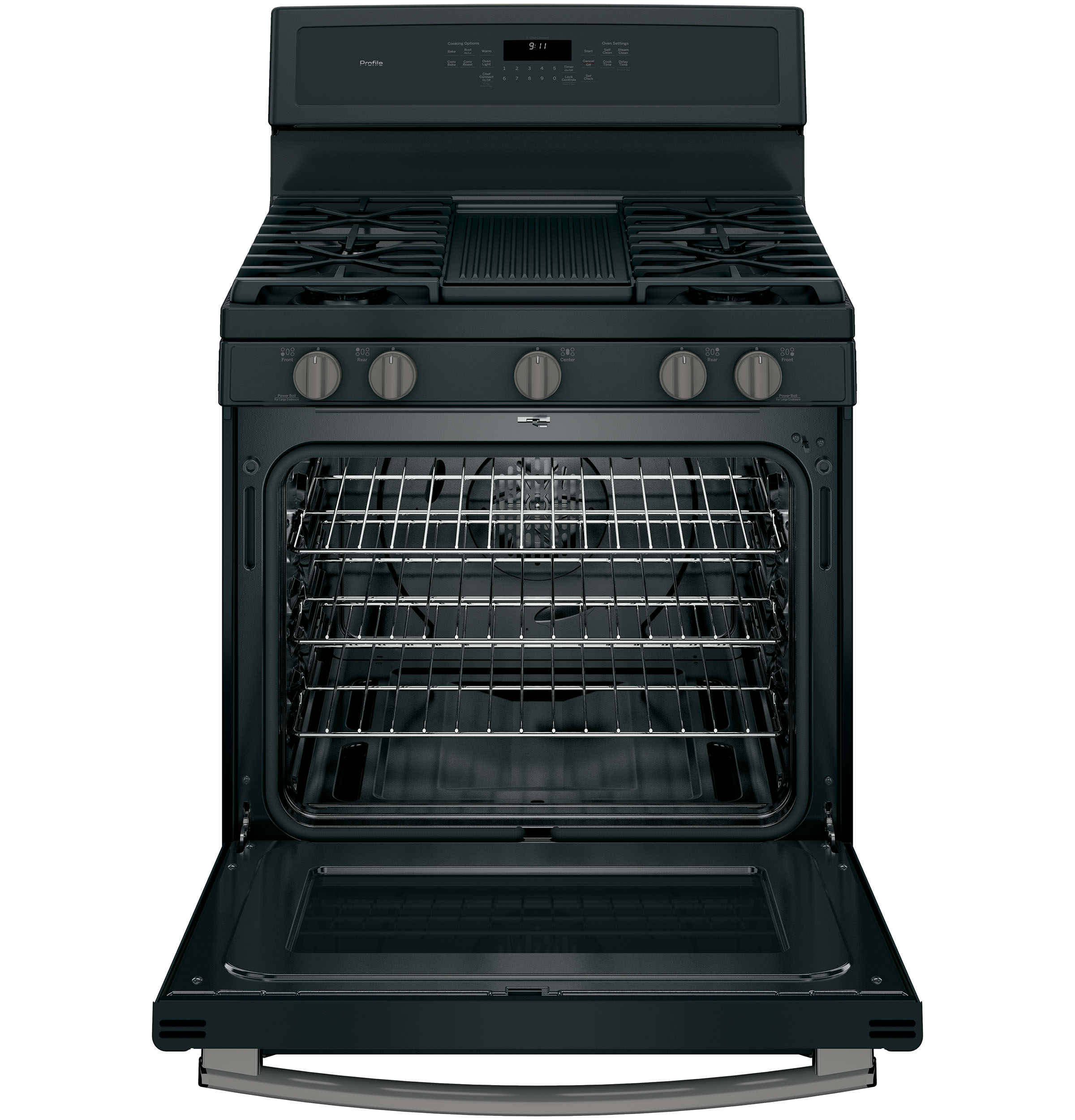 30" Free-Standing Gas Convection Range PGB911FEJDS, product image 6 of 10