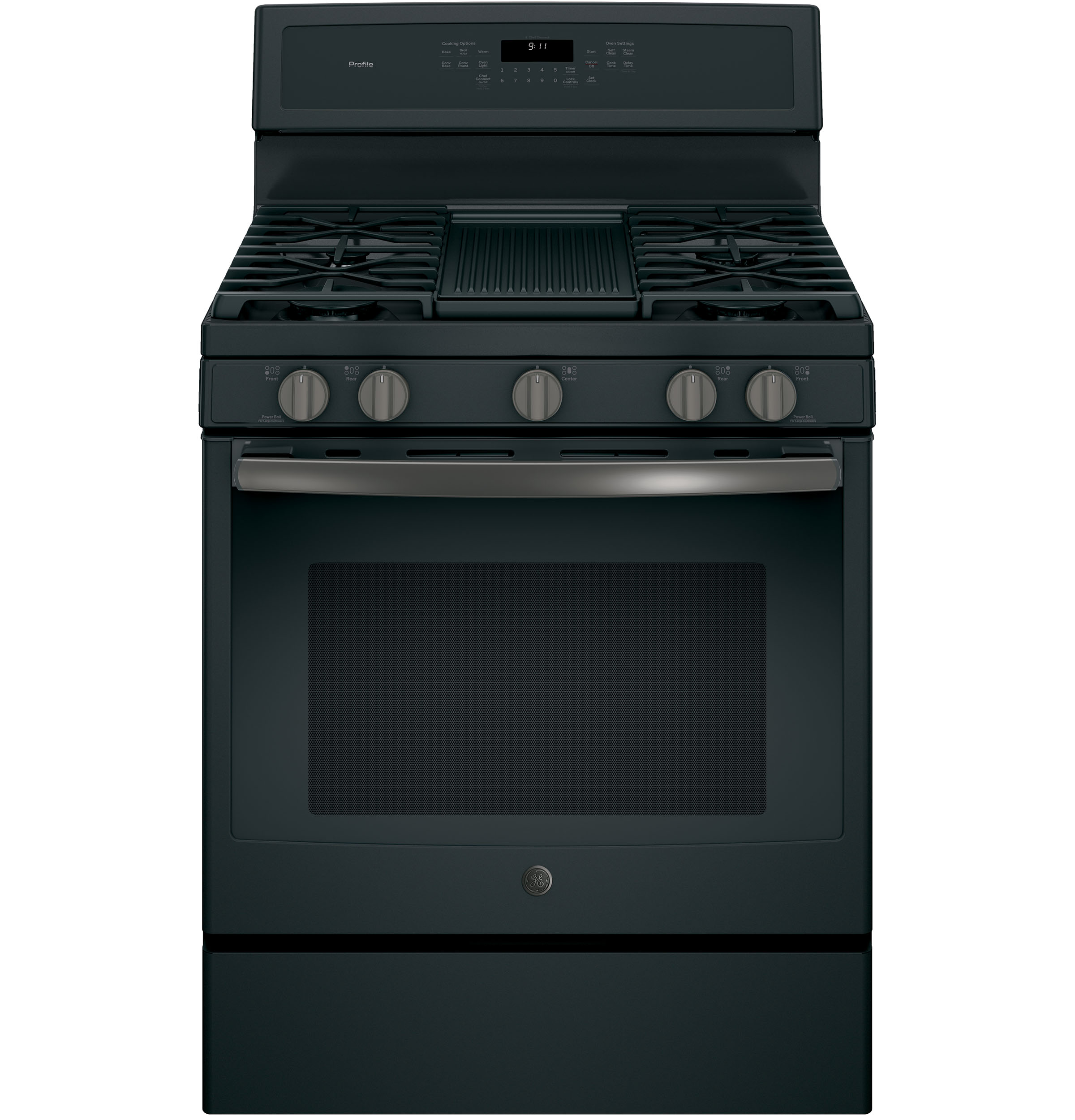 30" Free-Standing Gas Convection Range PGB911FEJDS, product image 7 of 10