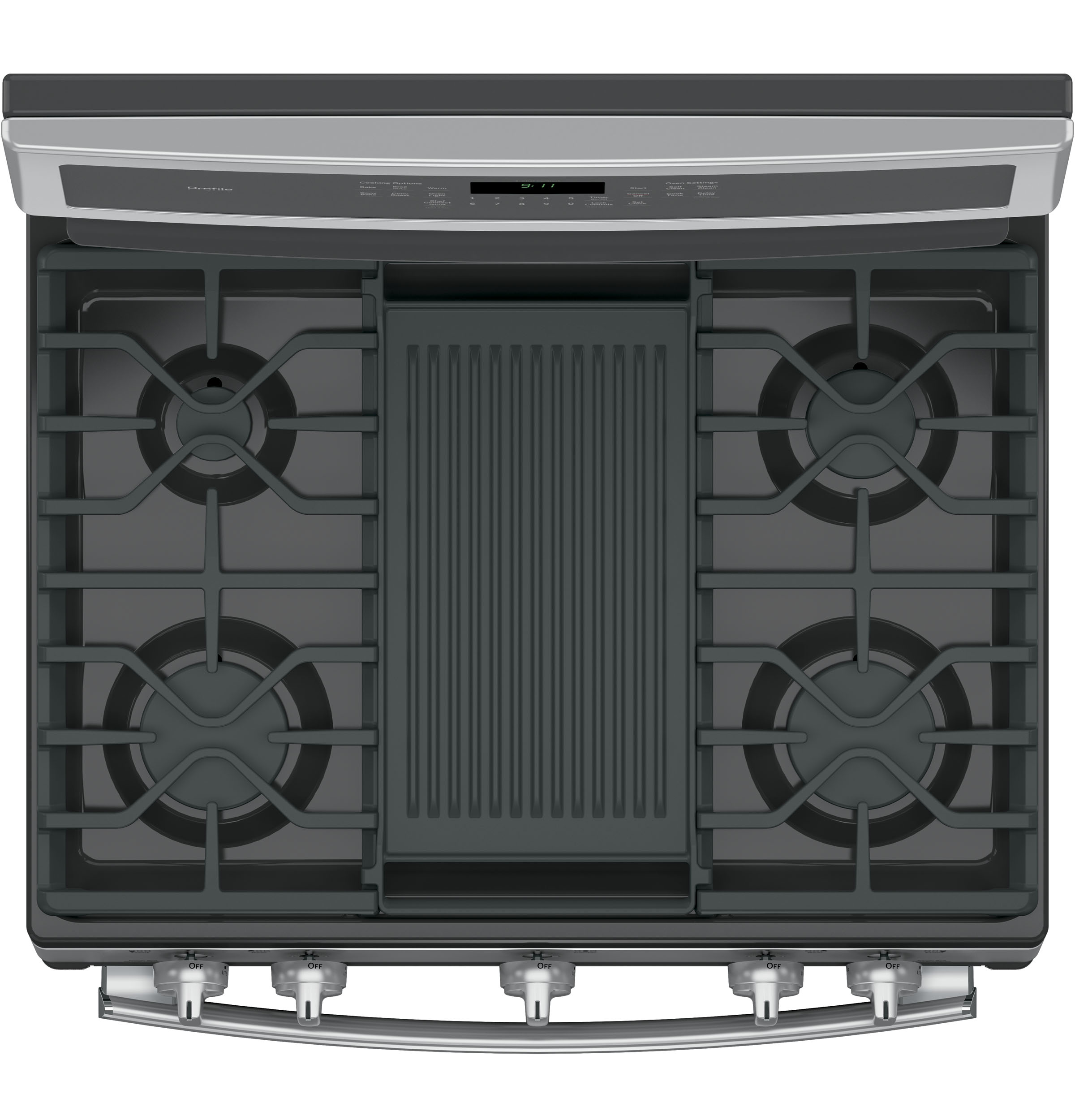 30" Free-Standing Gas Convection Range PGB911SEJSS, product image 3 of 25