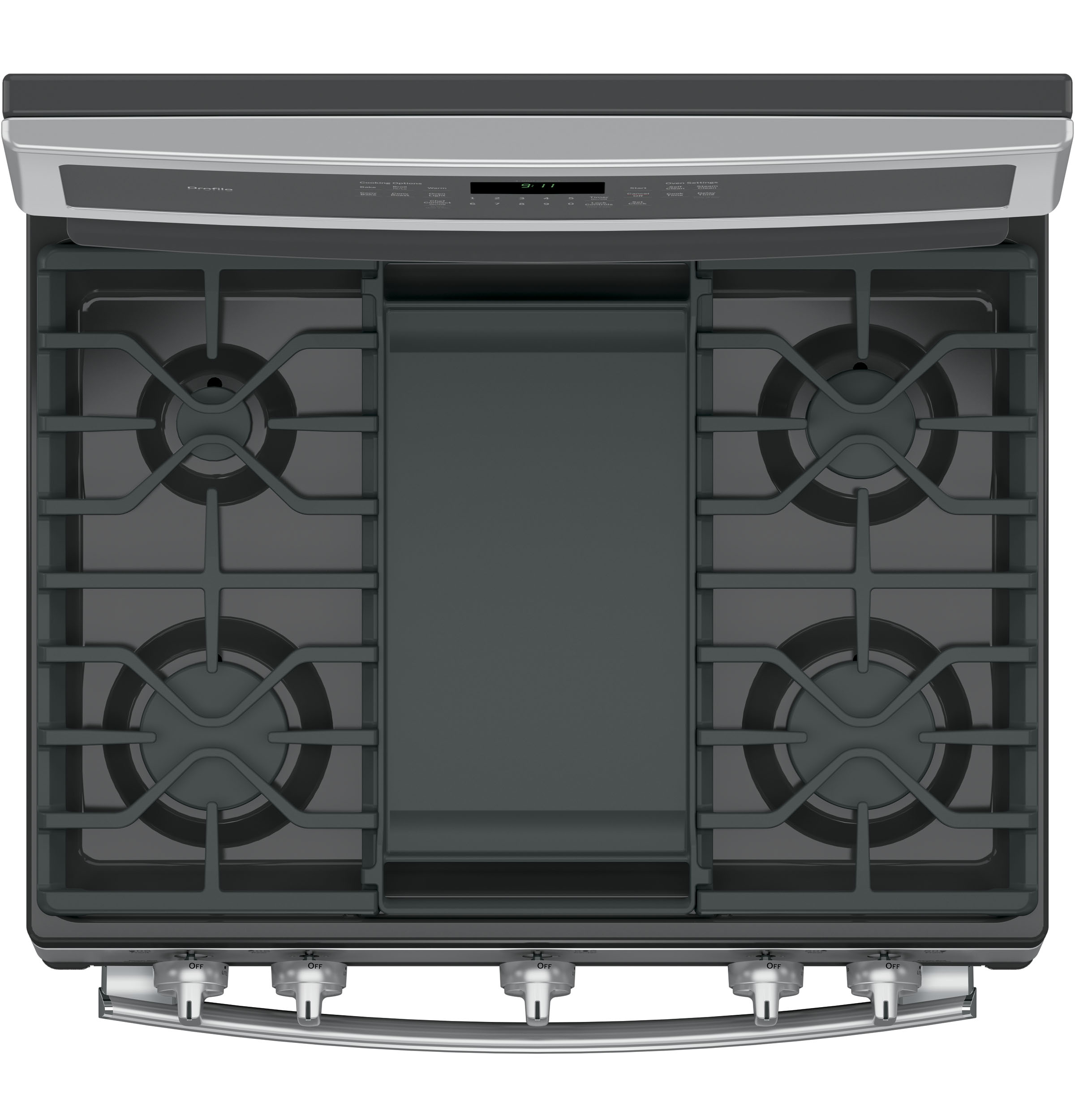 30" Free-Standing Gas Convection Range PGB911SEJSS, product image 4 of 25