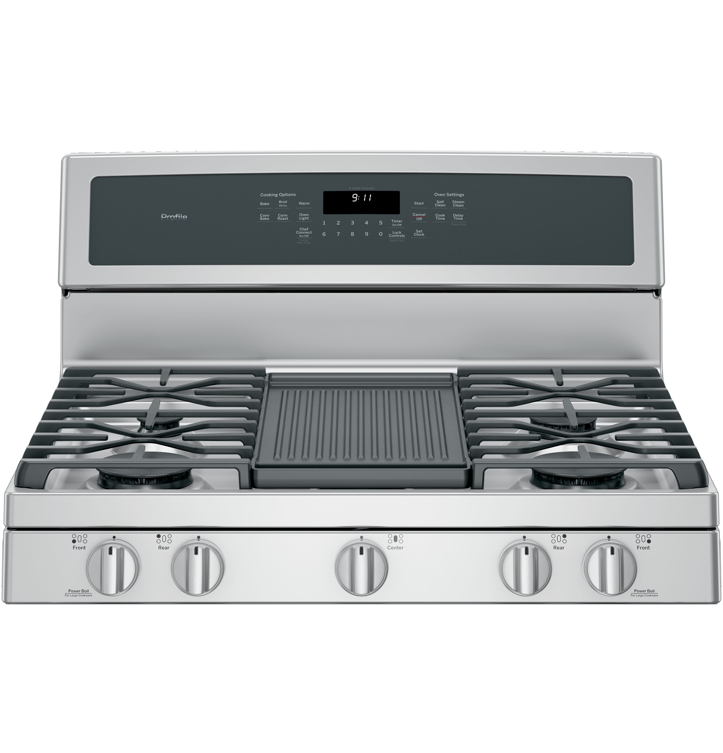 30" Free-Standing Gas Convection Range PGB911ZEJSS, product image 3 of 23