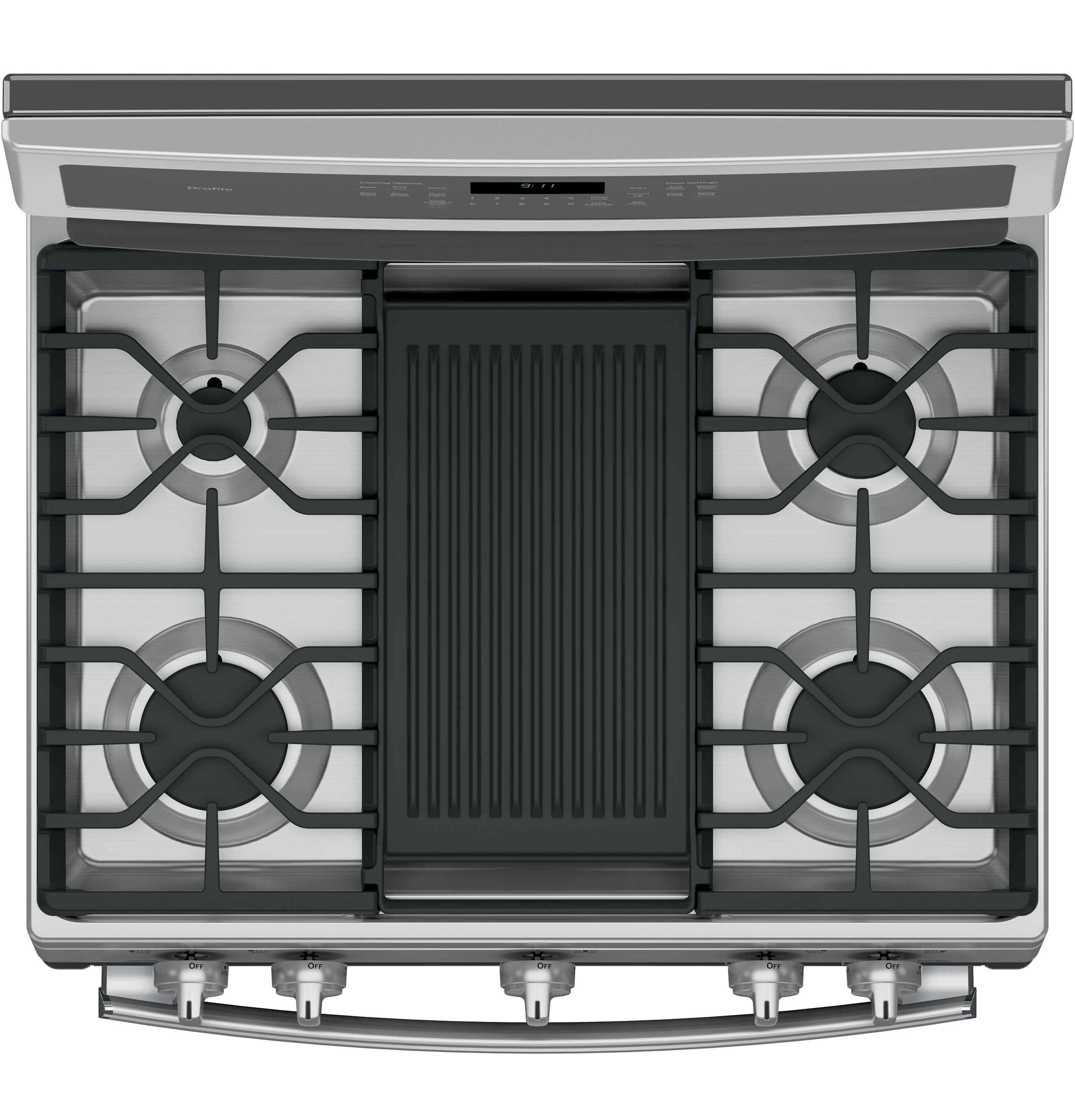 30" Free-Standing Gas Convection Range PGB911ZEJSS, product image 4 of 23
