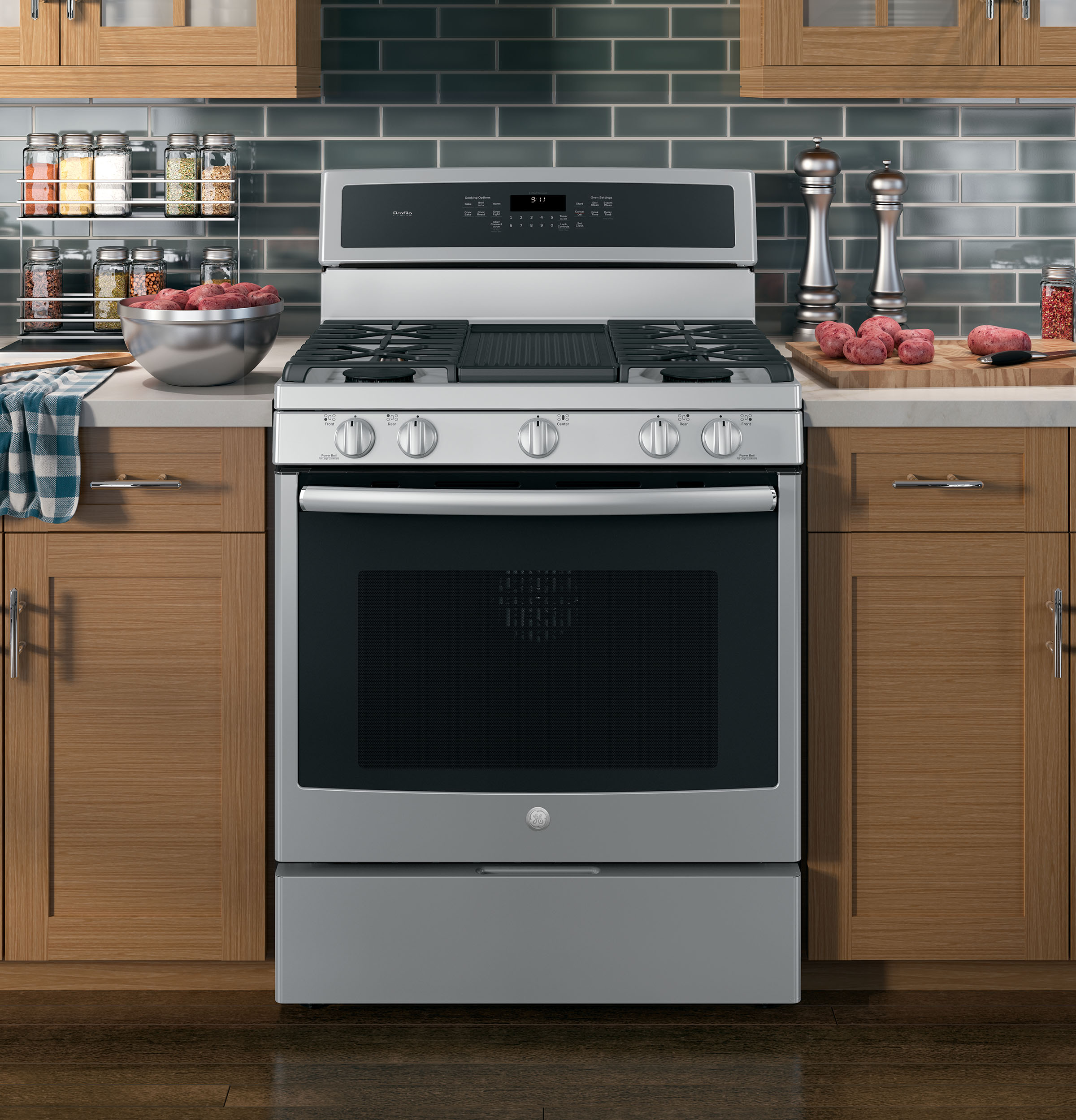 30" Free-Standing Gas Convection Range PGB911ZEJSS, product image 13 of 23