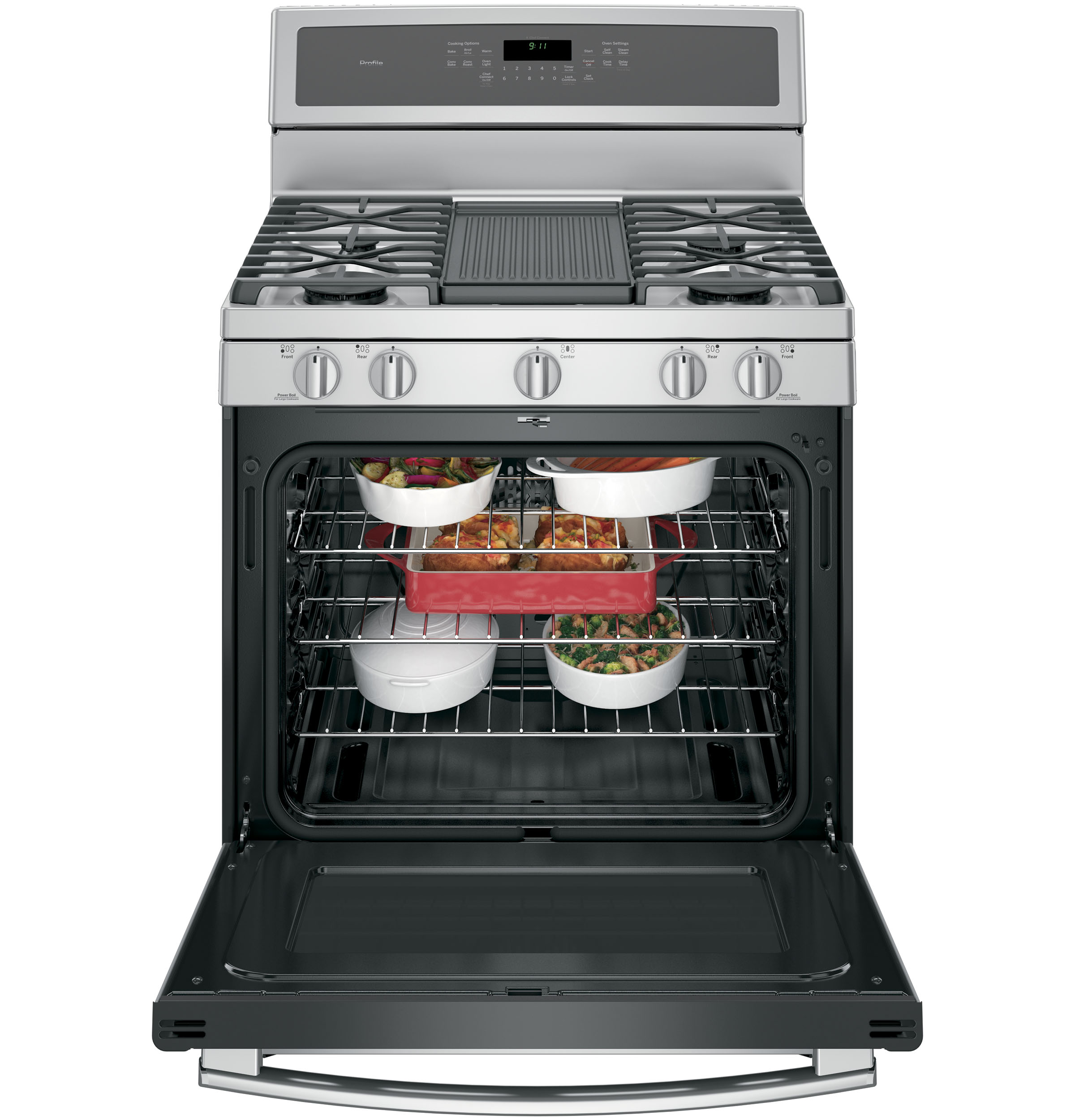 30" Free-Standing Gas Convection Range PGB911ZEJSS, product image 20 of 23