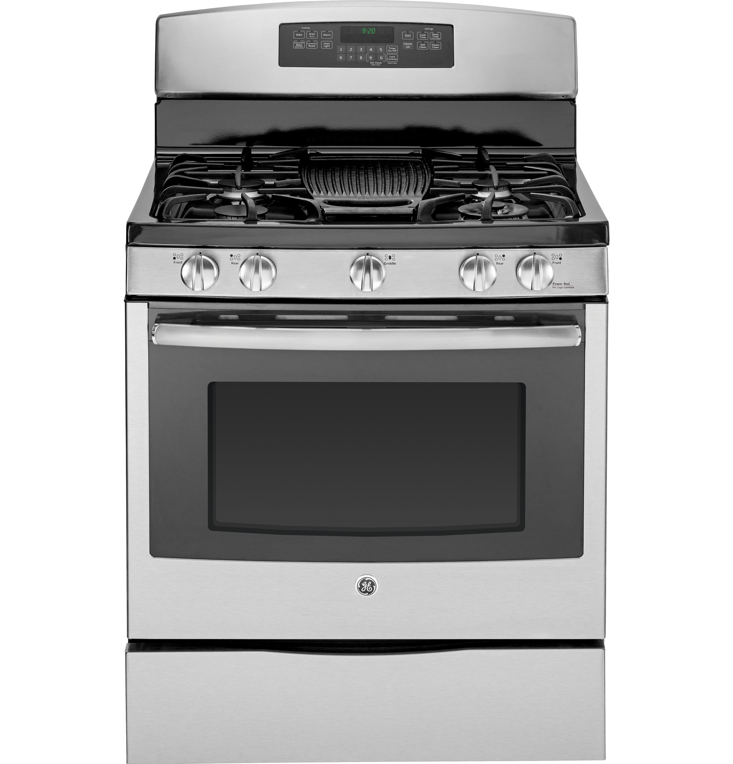 Series 30" Free-Standing Self Clean Gas Range PGB920SEFSS, product image 2 of 13
