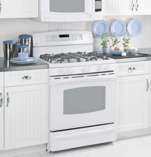30" Free-Standing Double Oven Range PGB928TEMWW