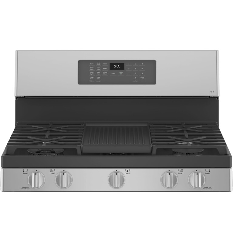 Smart 30" Free-Standing Self Clean Gas Fingerprint Resistant Range with No Preheat Air Fry view 4