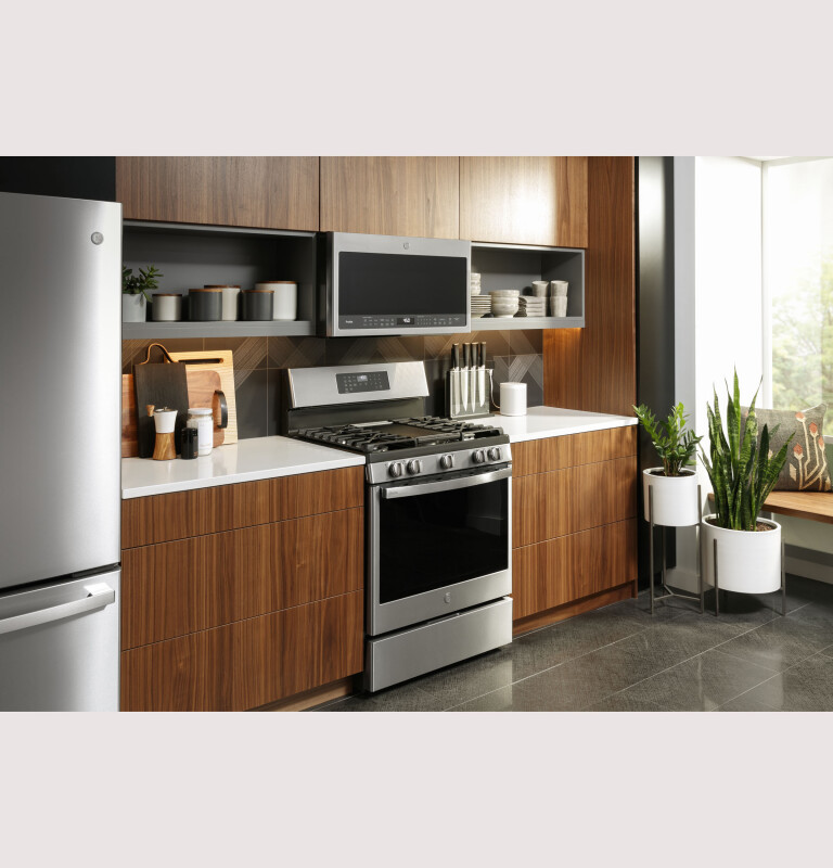Smart 30" Free-Standing Self Clean Gas Fingerprint Resistant Range with No Preheat Air Fry view 7
