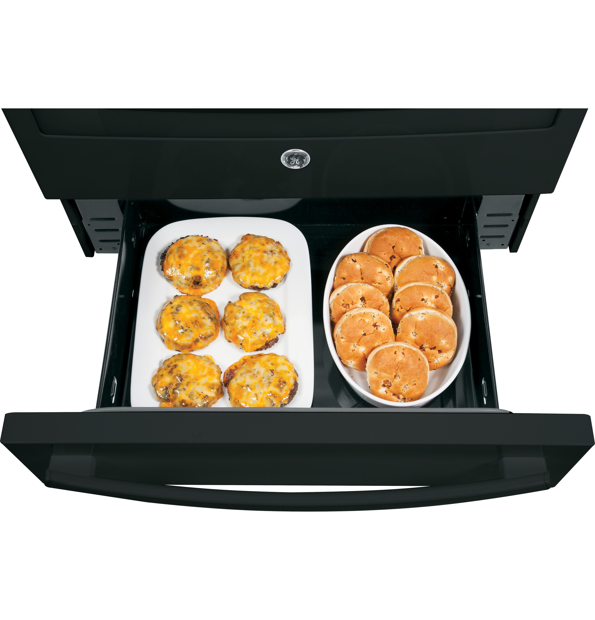 Series 30" Free-Standing Self Clean Gas Range with Warming Drawer PGB940DEFBB, product image 7 of 13