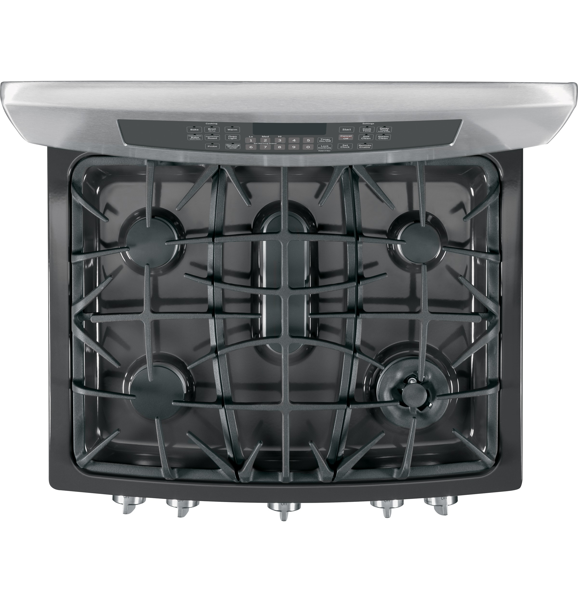Series 30" Free-Standing Self Clean Gas Range with Warming Drawer PGB940SEHSS, product image 4 of 16