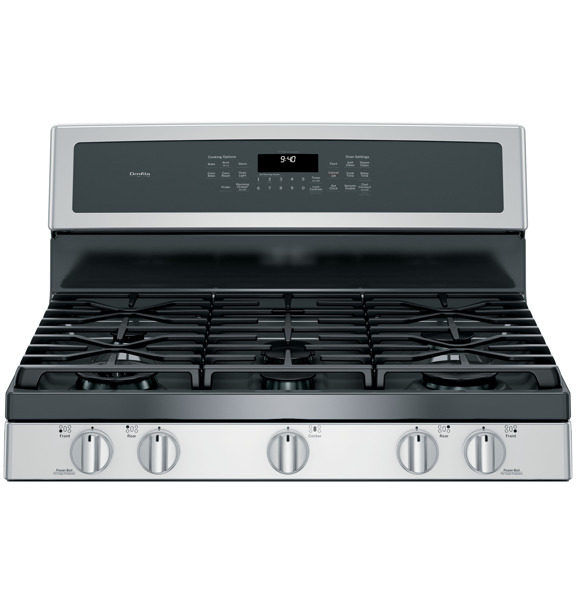 30" Smart Free-Standing Gas Convection Range with Warming Drawer PGB940SEJSS, product image 14 of 28