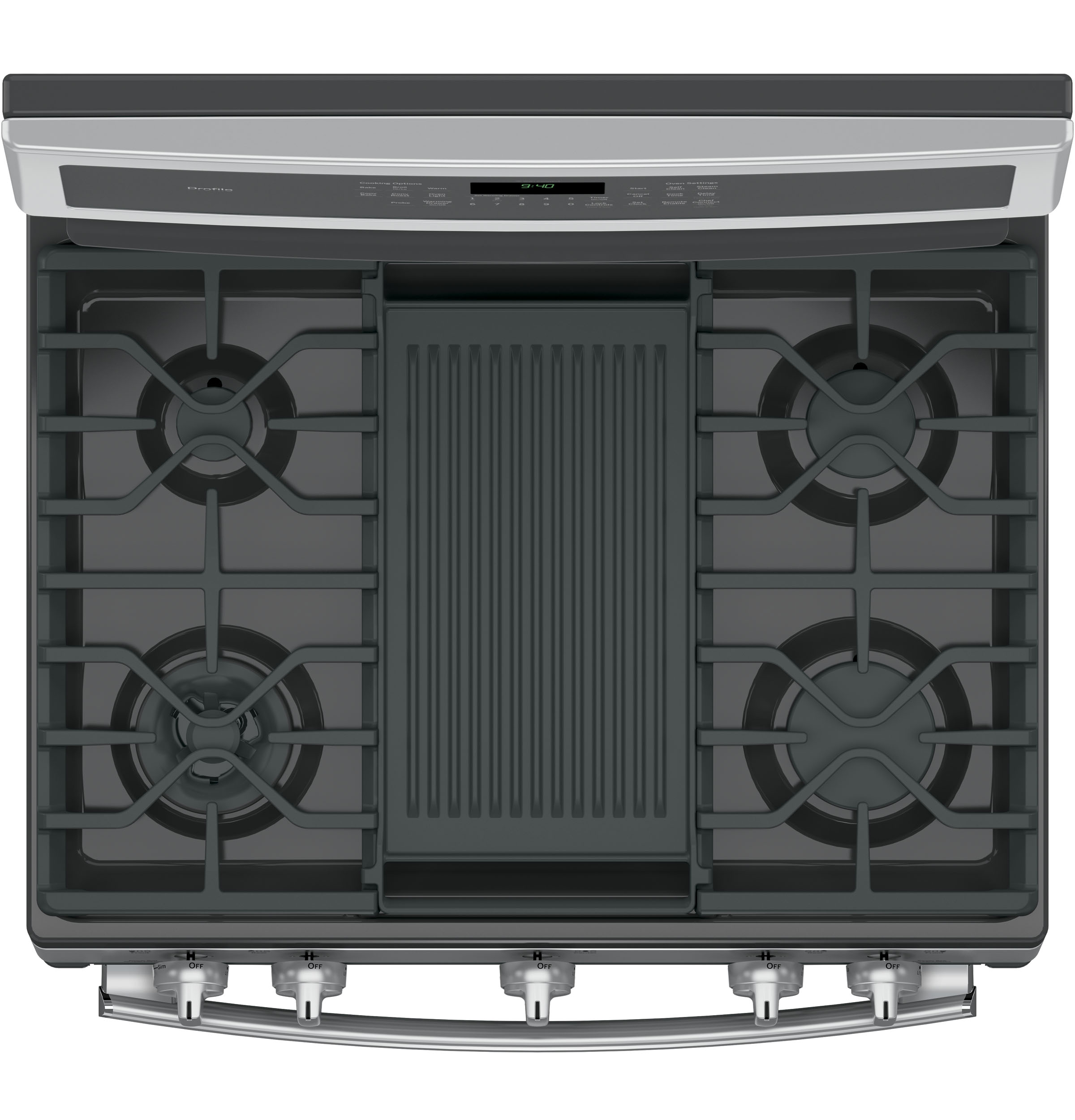 30" Smart Free-Standing Gas Convection Range with Warming Drawer PGB940SEJSS, product image 5 of 28