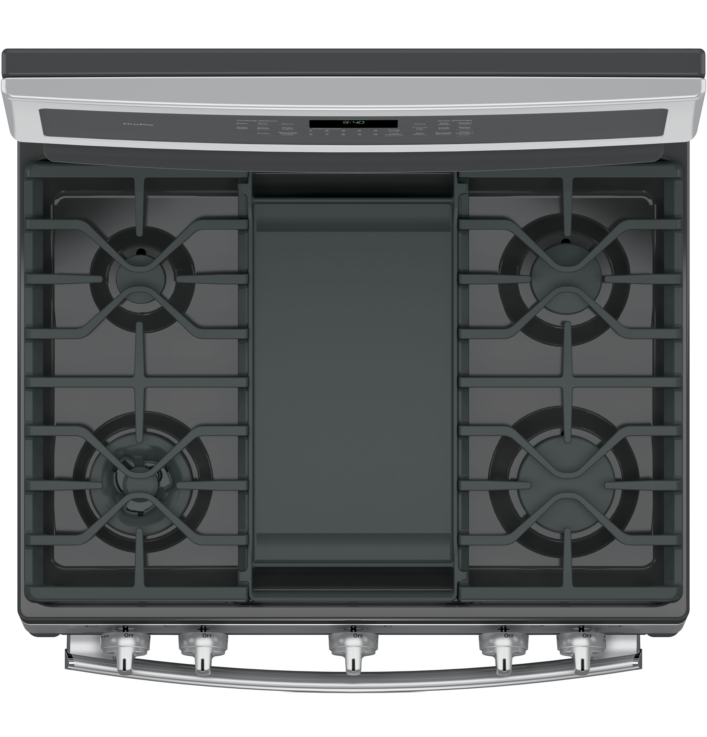 30" Smart Free-Standing Gas Convection Range with Warming Drawer PGB940SEJSS, product image 7 of 28