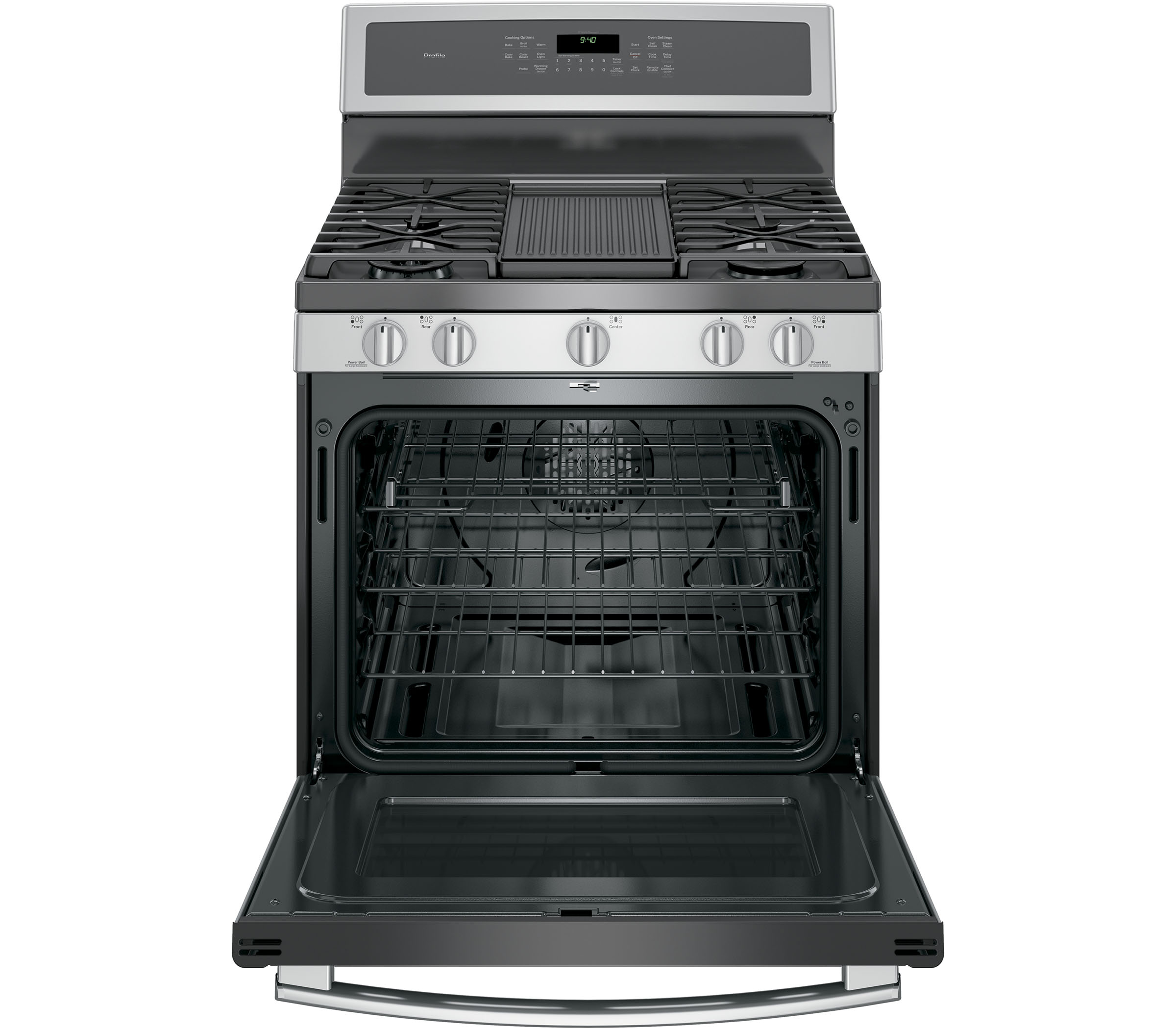 30" Smart Free-Standing Gas Convection Range with Warming Drawer PGB940SEJSS, product image 24 of 28