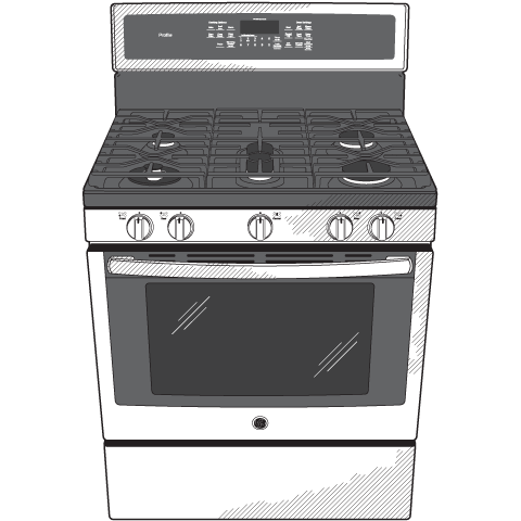 30" Smart Free-Standing Gas Convection Range with Warming Drawer PGB940SEJSS, product image 28 of 28