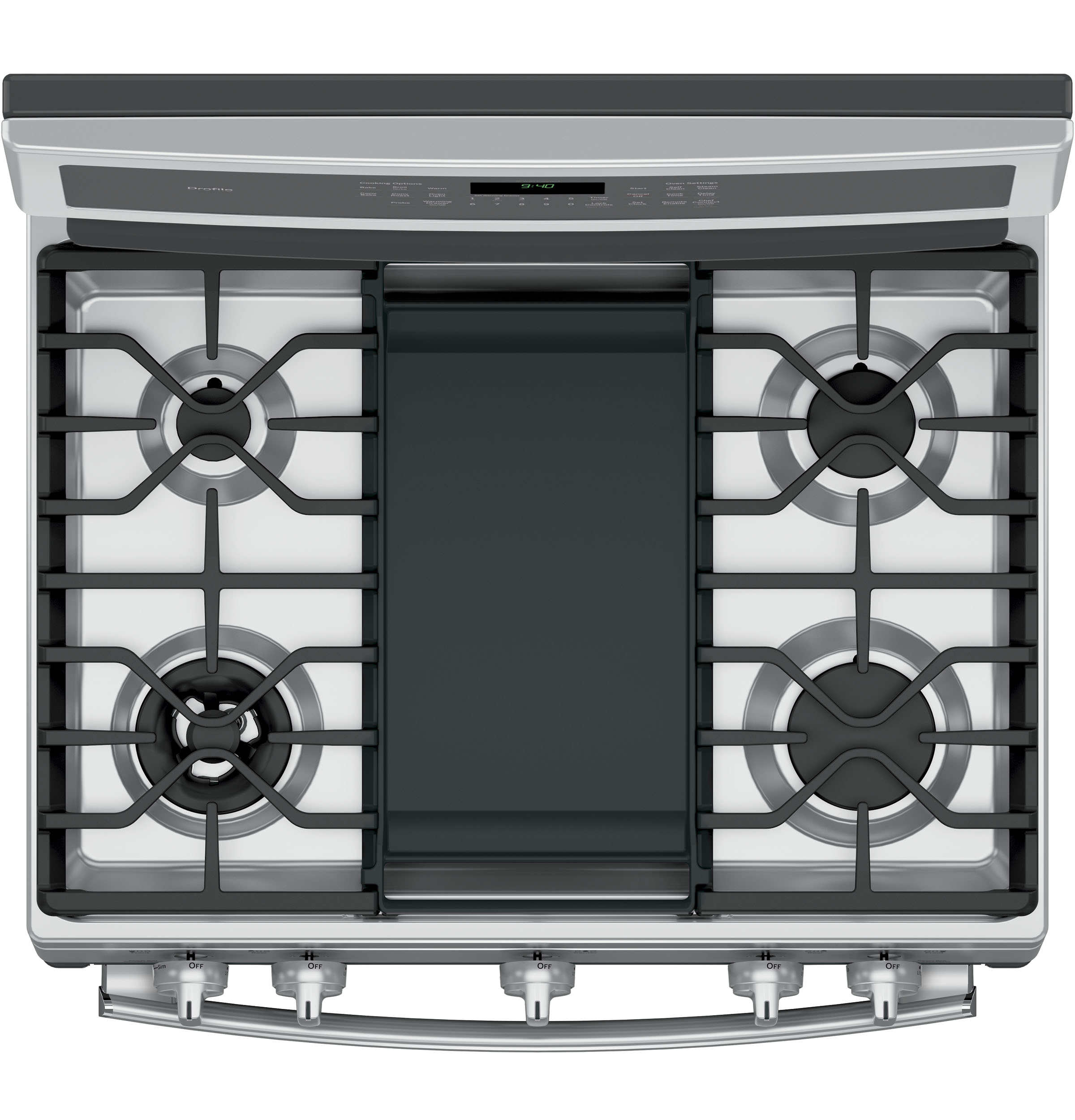 Series 30" Free-Standing Gas Convection Range with Warming Drawer PGB940ZEJSS, product image 4 of 25