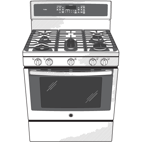 Series 30" Free-Standing Gas Convection Range with Warming Drawer PGB940ZEJSS, product image 24 of 25