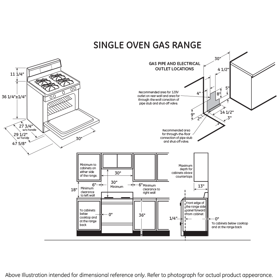 Series 30" Free-Standing Self Clean Gas Range with Warming Drawer PGB945SEFSS