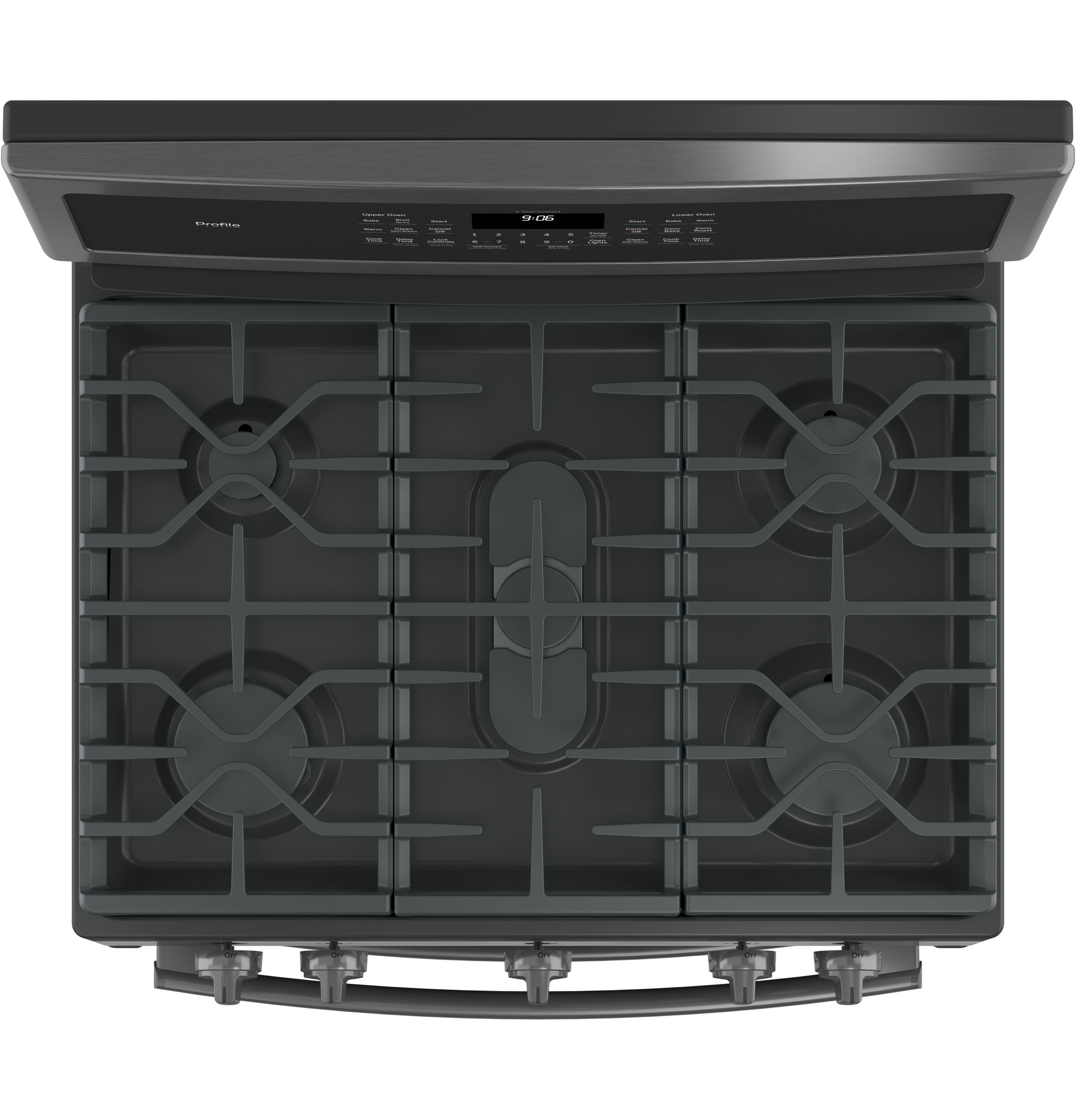 30" Free-Standing Gas Double Oven Convection Range PGB960BEJTS, product image 9 of 15