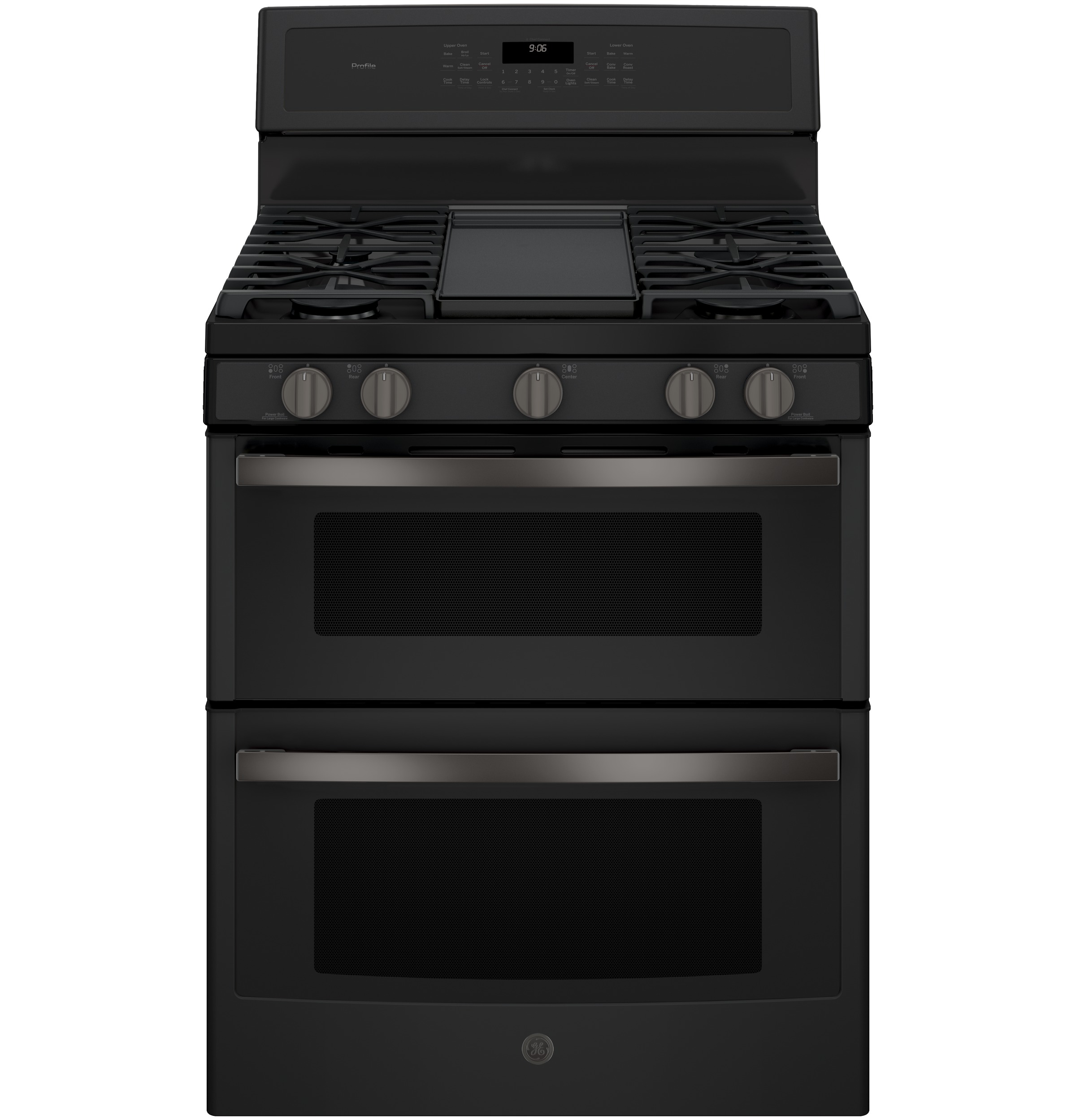 30" Free-Standing Gas Double Oven Convection Range PGB960FEJDS