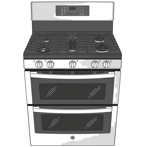 30" Free-Standing Gas Double Oven Convection Range with No Preheat Air Fry view 13