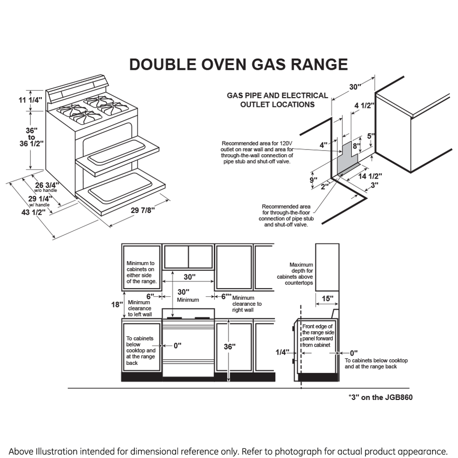30" Free-Standing Gas Double Oven Convection Range with No Preheat Air Fry view 14