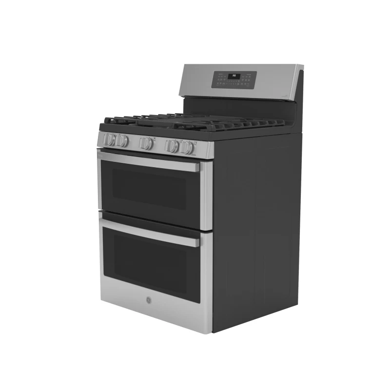 30" Free-Standing Gas Double Oven Convection Fingerprint Resistant Range with No Preheat Air Fry view 8
