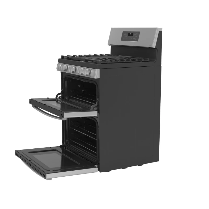 30" Free-Standing Gas Double Oven Convection Fingerprint Resistant Range with No Preheat Air Fry view 32