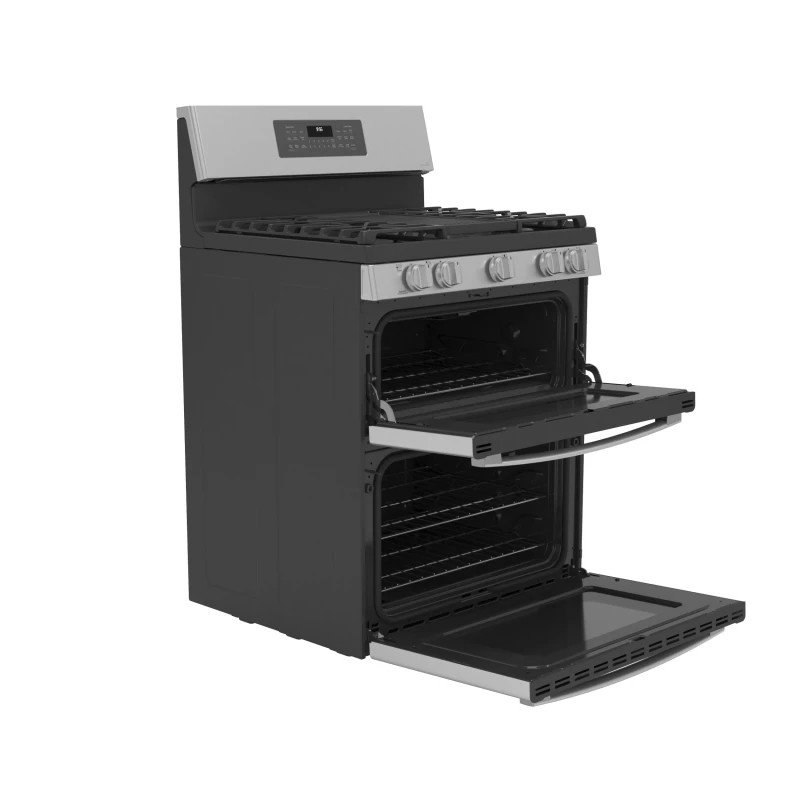 30" Free-Standing Gas Double Oven Convection Fingerprint Resistant Range with No Preheat Air Fry view 49