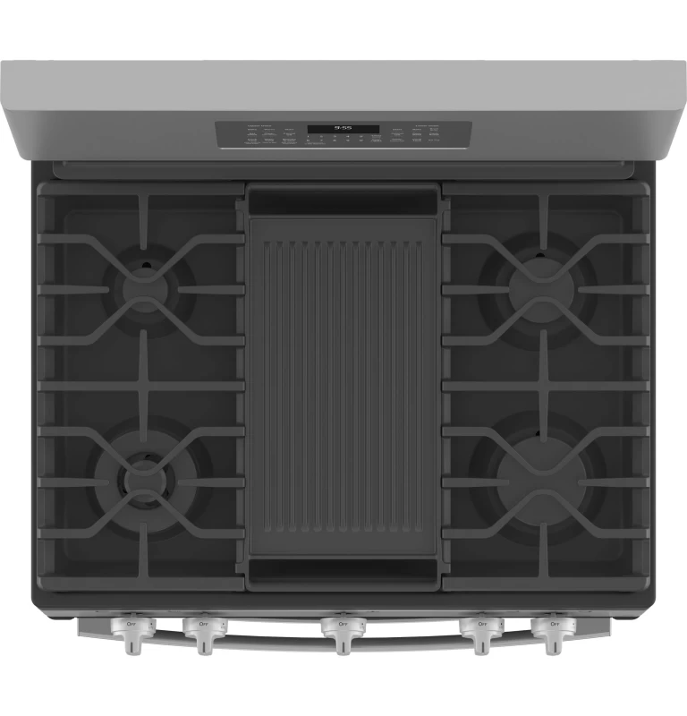 30" Free-Standing Gas Double Oven Convection Fingerprint Resistant Range with No Preheat Air Fry view 78