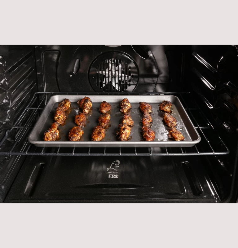 30" Free-Standing Gas Double Oven Convection Fingerprint Resistant Range with No Preheat Air Fry view 81