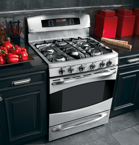 30" Free-Standing Gas Range with Baking Drawer PGB975SEMSS, product image 7 of 9