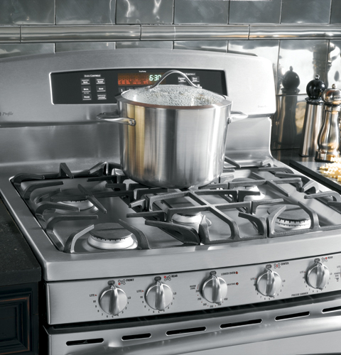 30" Free-Standing Gas Range with Baking Drawer PGB975SEMSS, product image 8 of 9