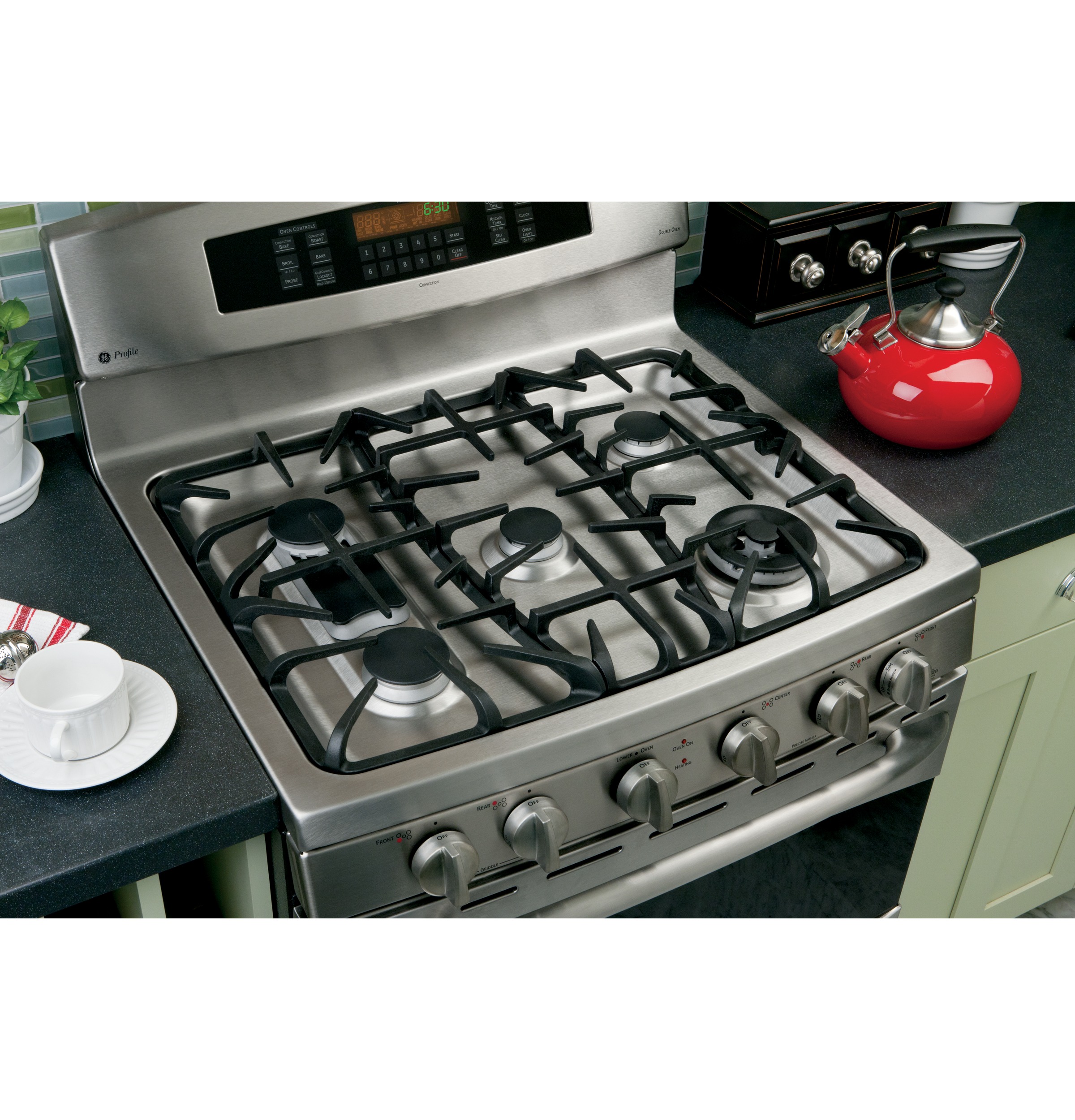 30" Free-Standing Range with Baking Drawer PGB980SETSS, product image 2 of 13