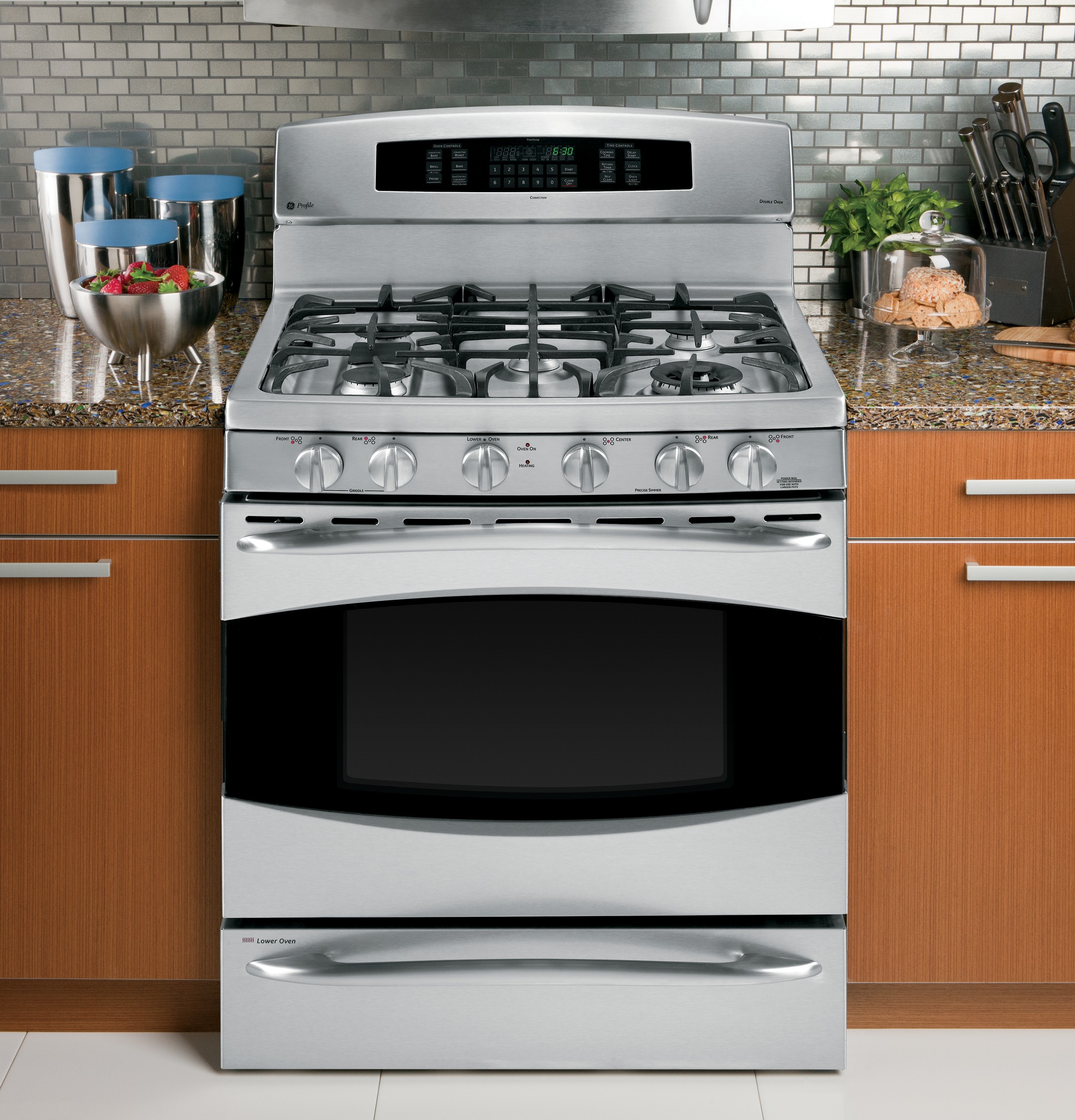 30" Free-Standing Range with Baking Drawer PGB980SETSS, product image 7 of 13
