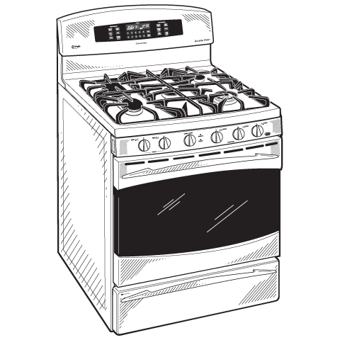 30" Free-Standing Range with Baking Drawer PGB980SETSS, product image 13 of 13