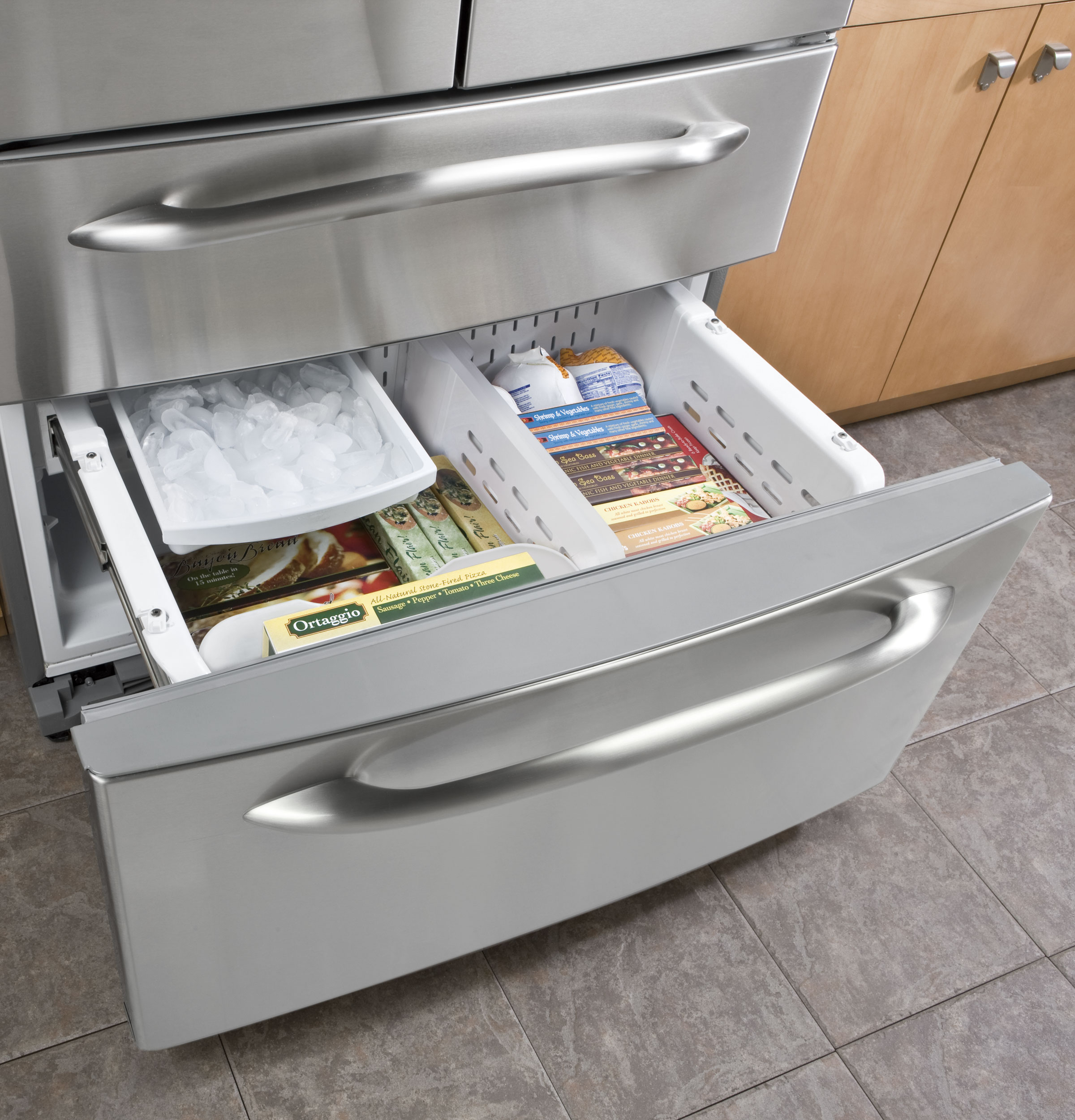Counter-Depth 20.5 Cu. Ft. Refrigerator with Armoire Styling PGCS1NFZSS