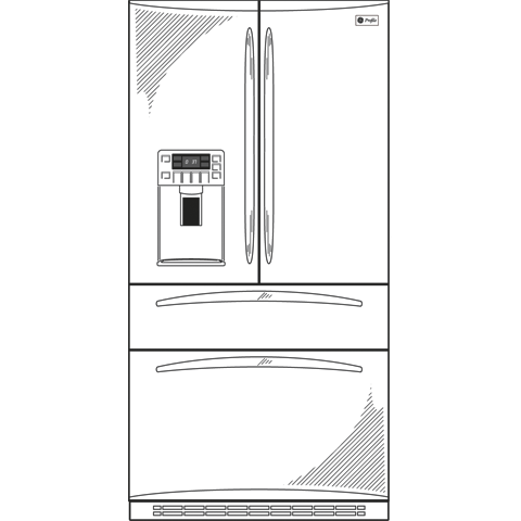 Series 20.7 Cu. Ft. Refrigerator with Armoire Styling PGCS1RKZSS