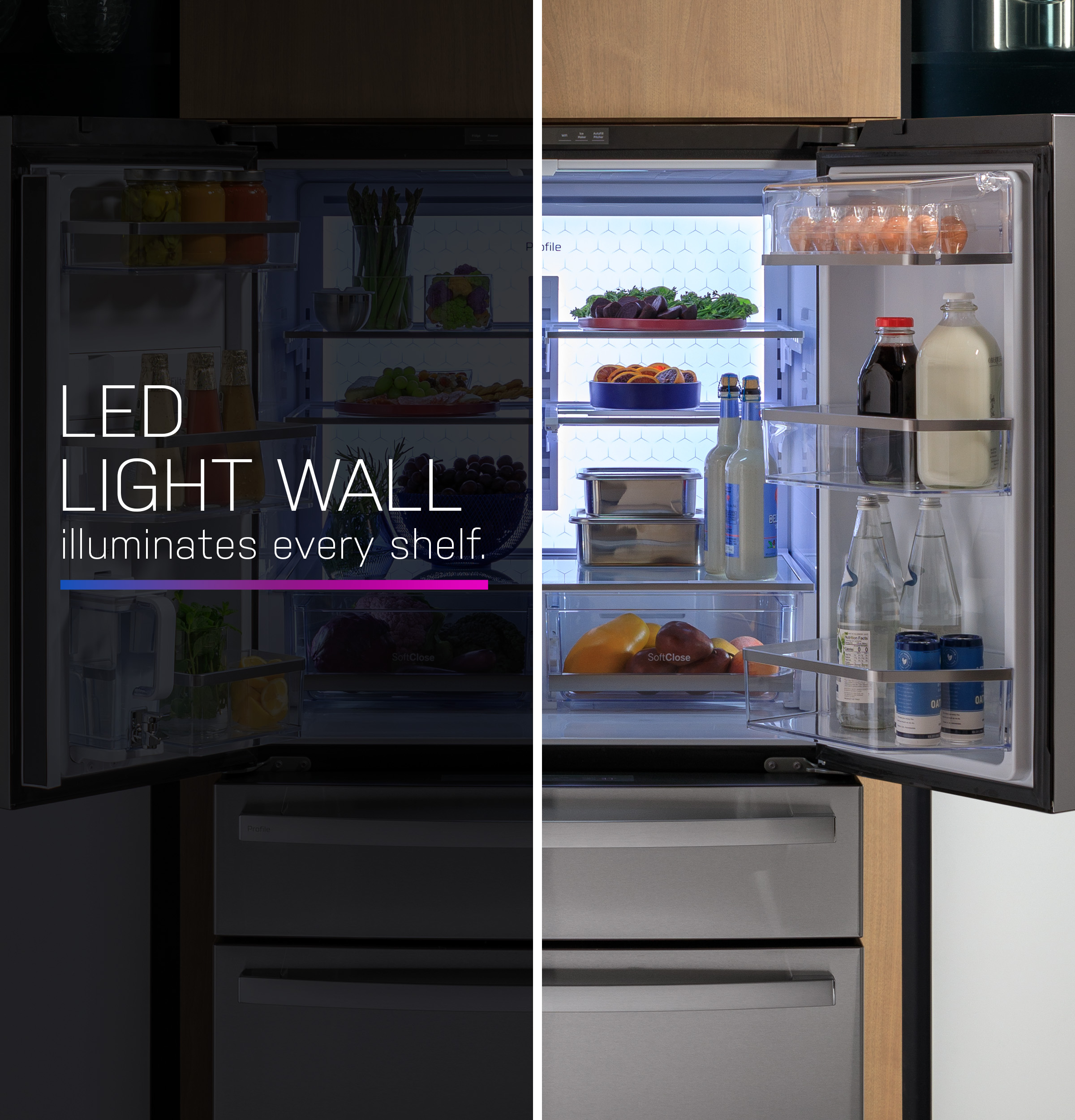 29 Cu. Ft. Smart Fingerprint Resistant 4-Door French-Door Refrigerator with Door In Door view 27