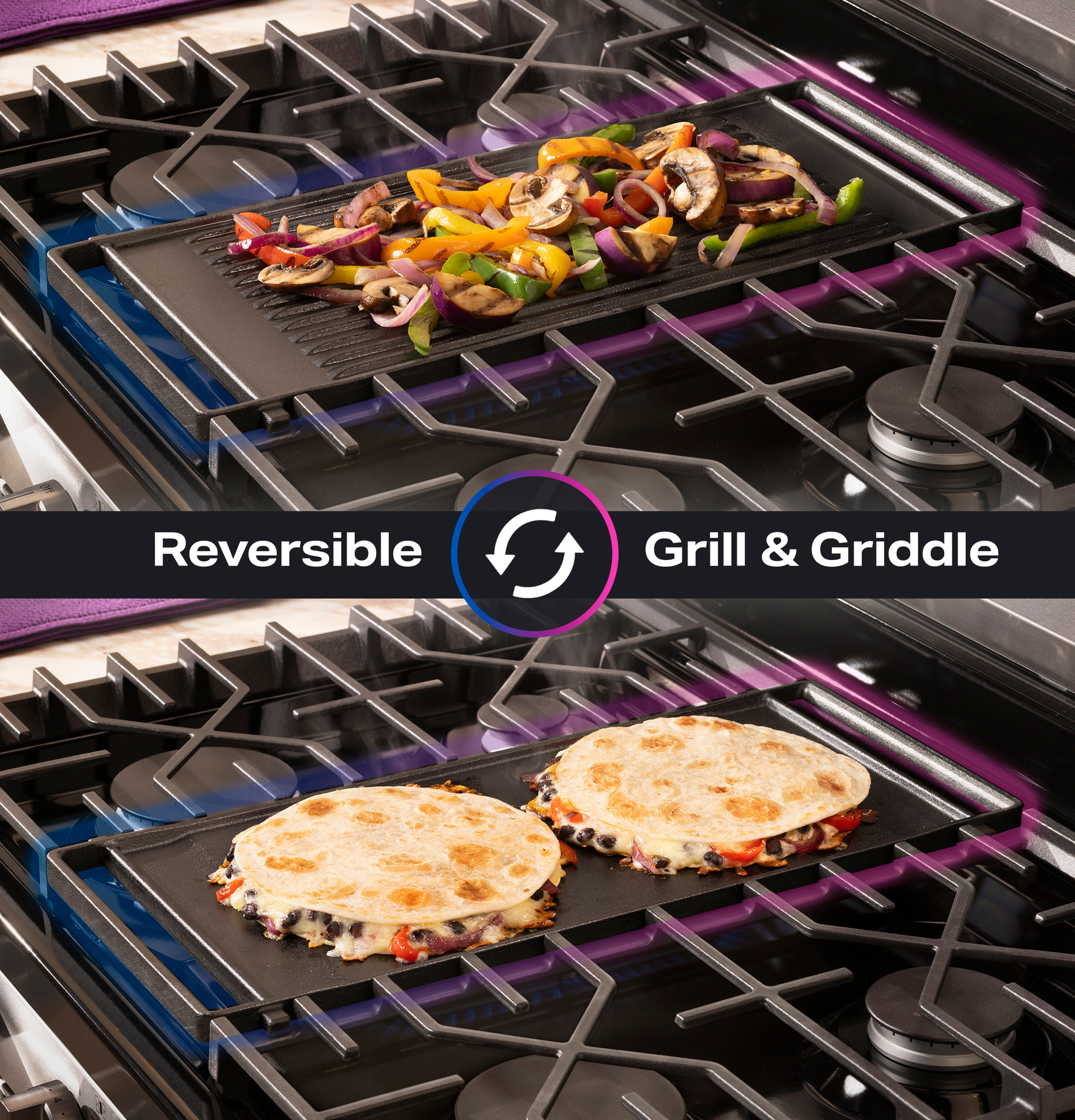 30” Smart Free-Standing Gas Convection Range with No Preheat Air Fry and EasyWash Oven Tray view 43