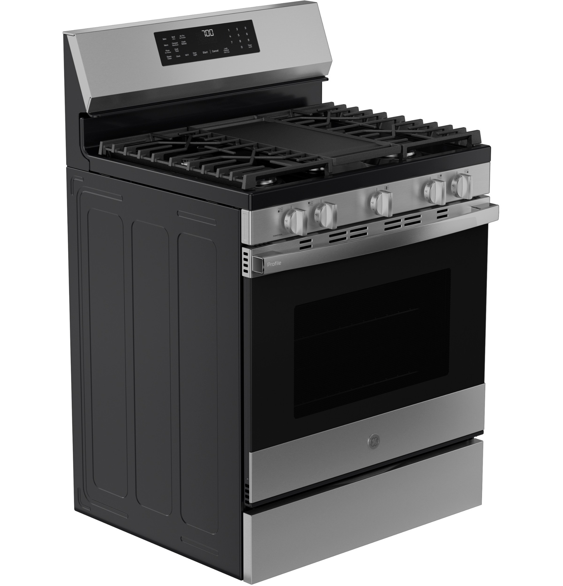 30” Smart Free-Standing Gas Convection Range with No Preheat Air Fry and EasyWash Oven Tray view 69